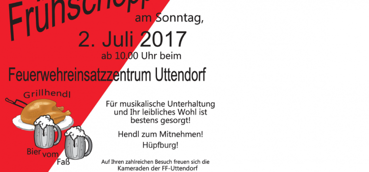 Einladung zum Frühschoppen 2.7.2017