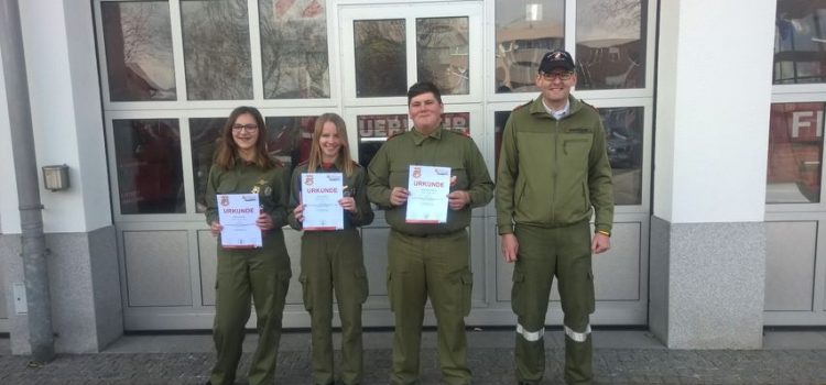 6.4.2019 Feuerwehrjugend – Leistungsabzeichen in Gold