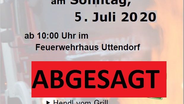 5.7.2020 – Frühschoppen abgesagt