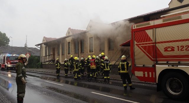 26.8.2021 Brand Gewerbe/Industrie in Mauerkirchen