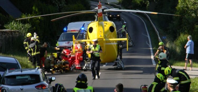 4.6.2022 Verkehrsunfall Aufräumarbeiten